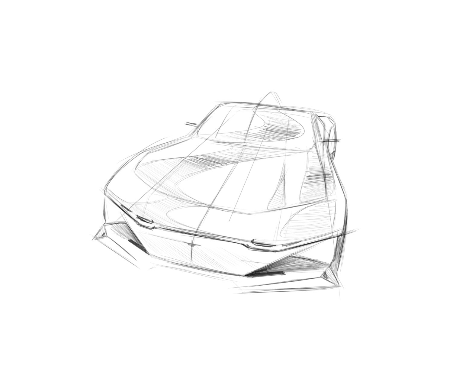 Automotive sketch